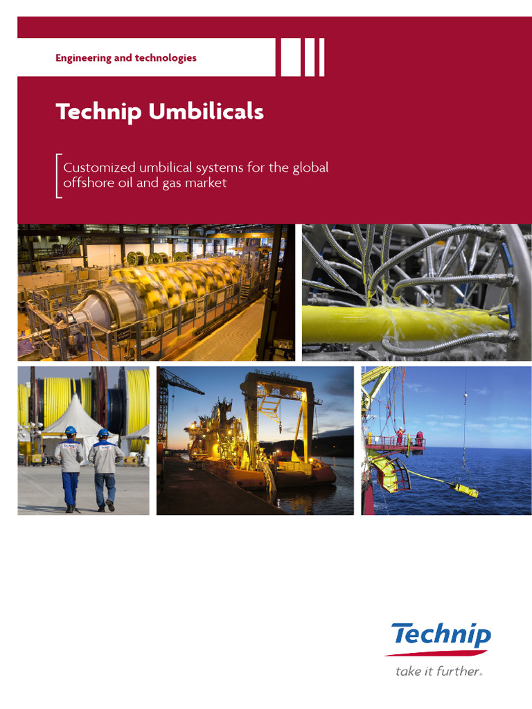 Technip Umbilicals Brochure | PDF | Natural Gas | Safety