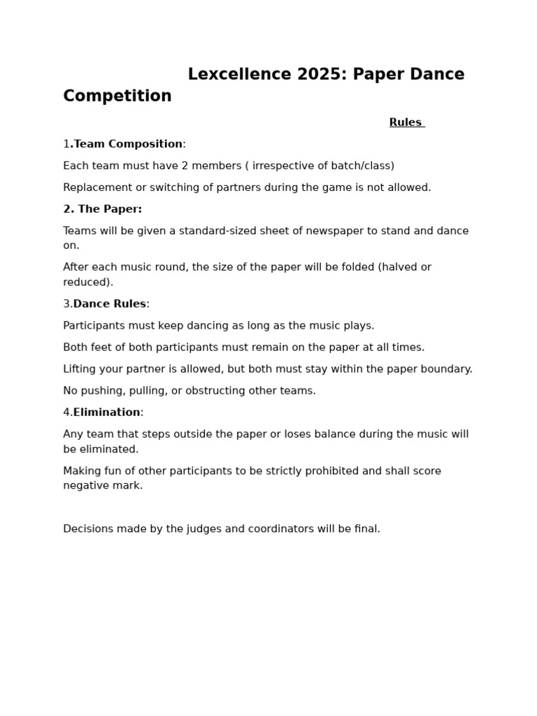 Paper Dance | PDF