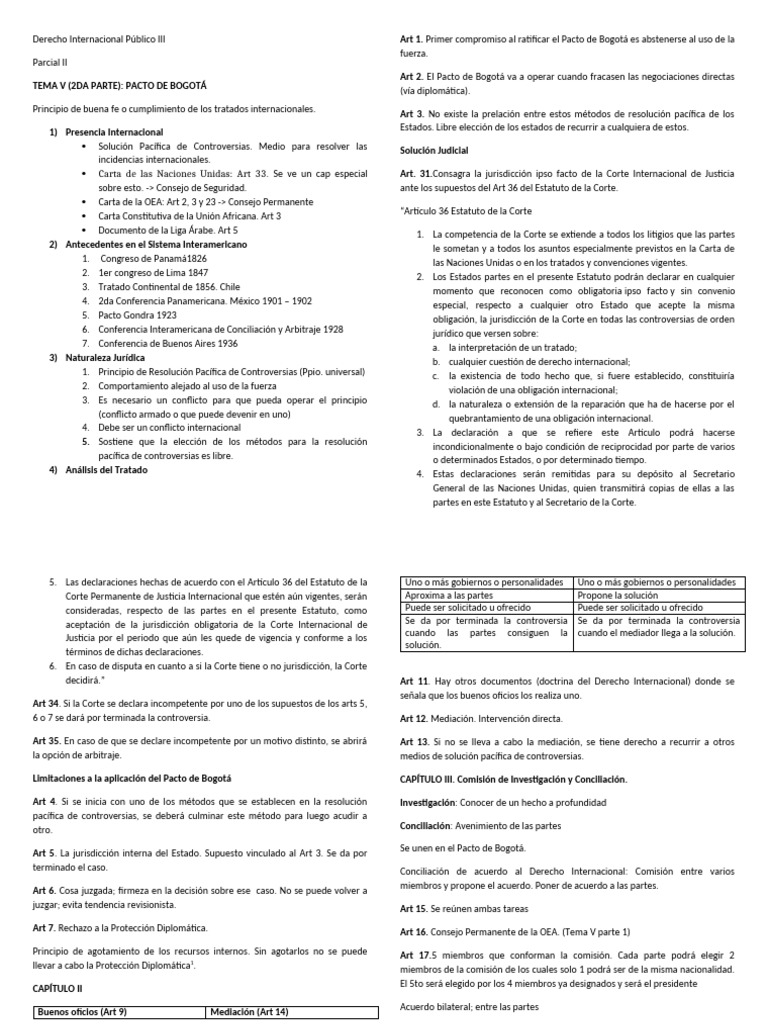 Dip III. Parcial II-III | PDF | Arbitraje | Estado (política)