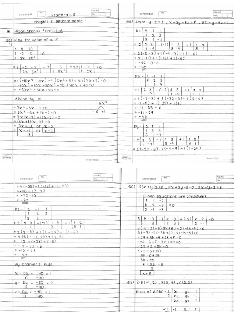 Maths Practical - 8 | PDF