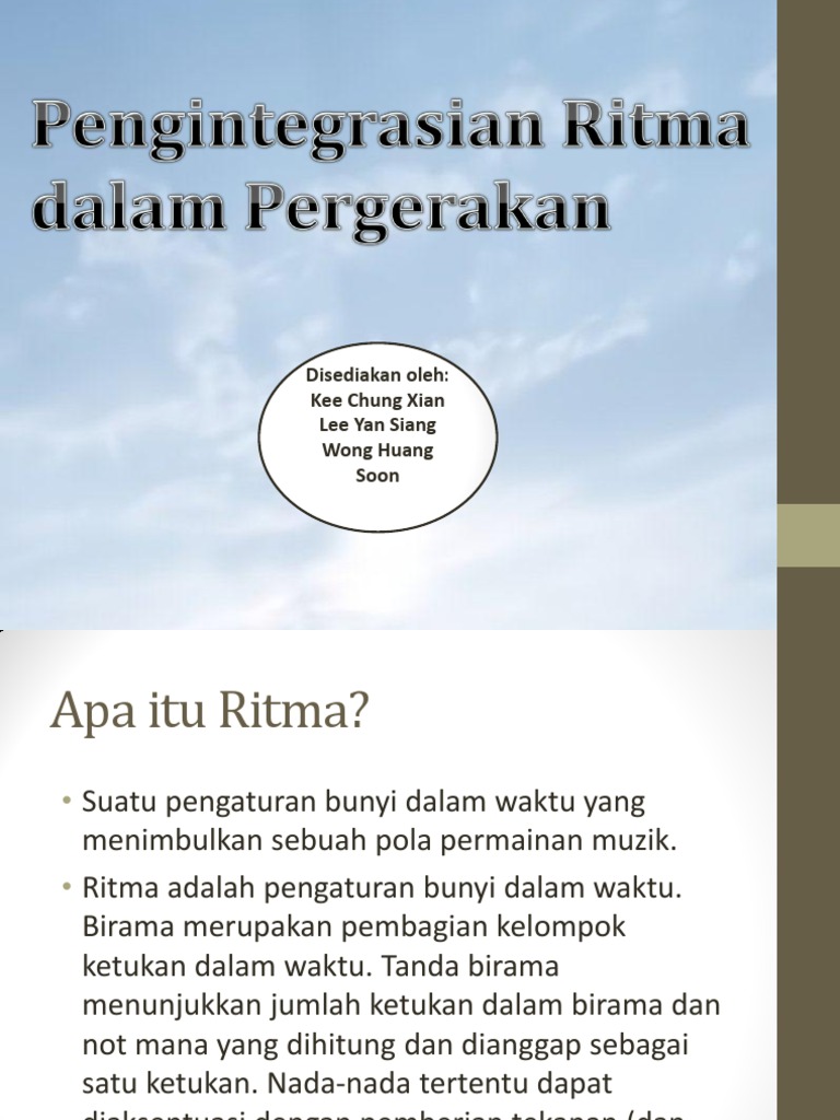 Pengintegrasian Ritma | PDF
