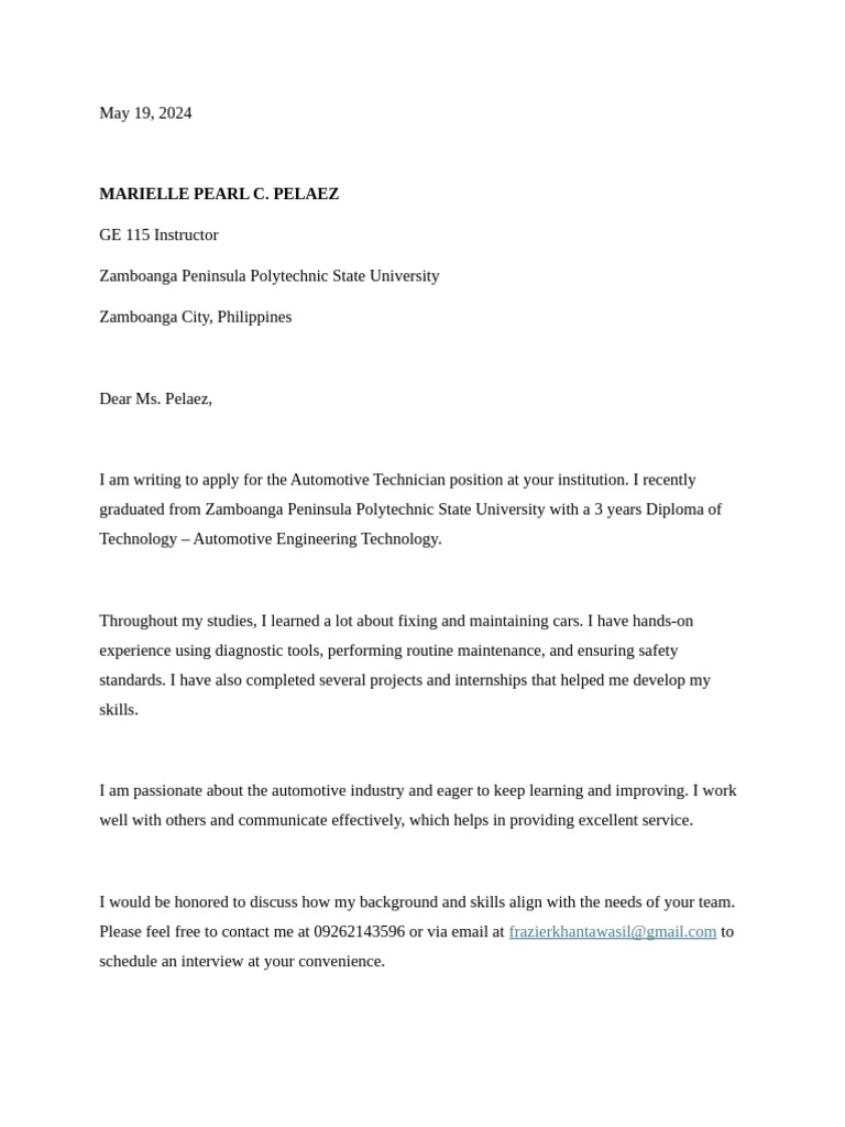 AP Letter - Times New Roman (12) - 1.5 Spacing | PDF