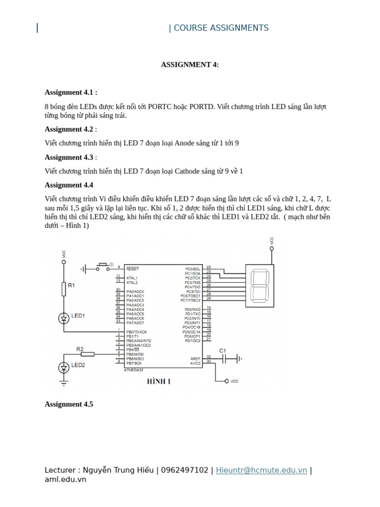 Assignment 4 - GPIO | PDF