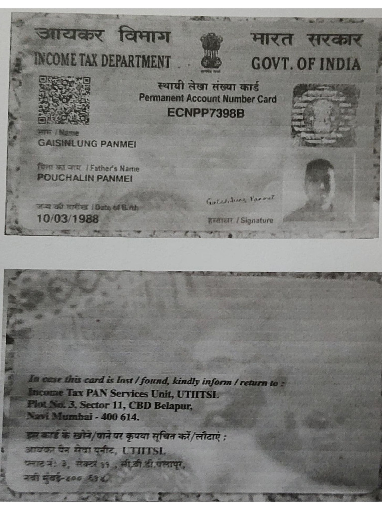 Pan Card | PDF