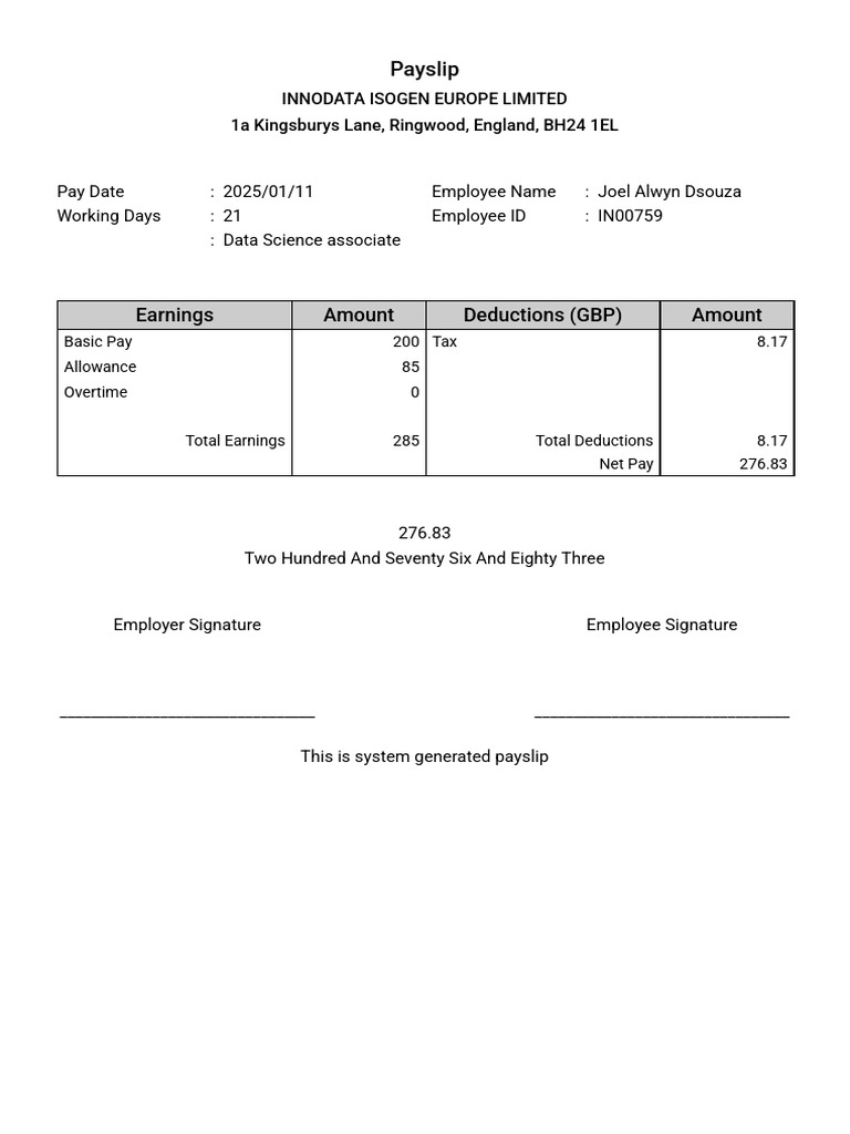 Payslip 1757587822 | PDF