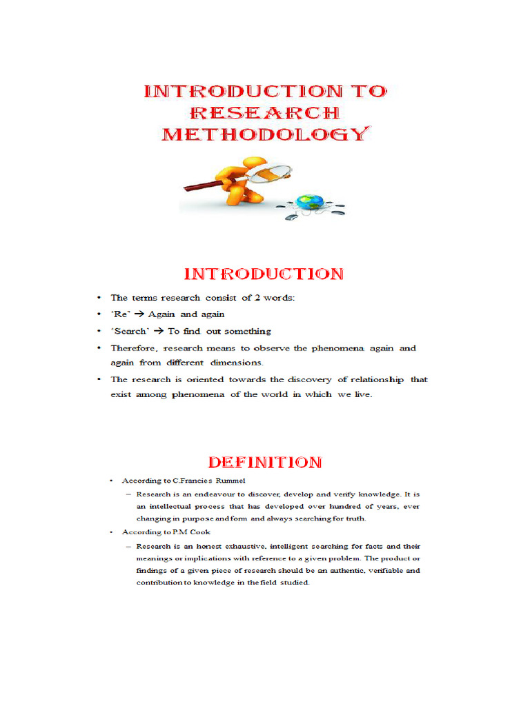 Introduction To Research | PDF