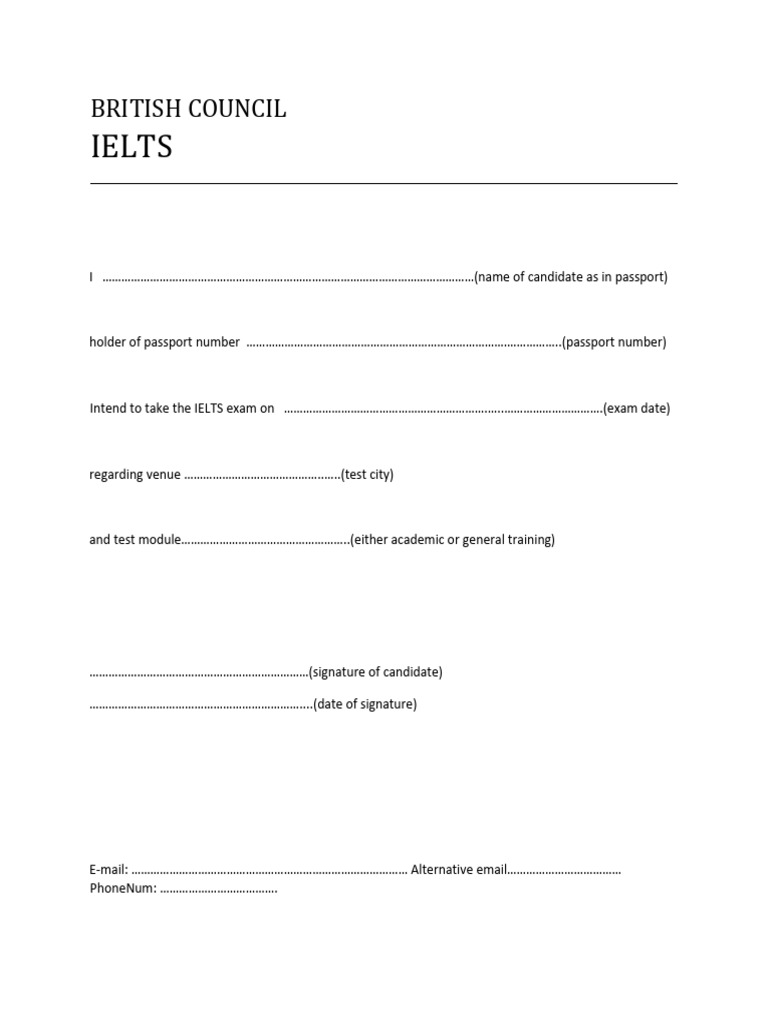 Declaration Form Modified | PDF
