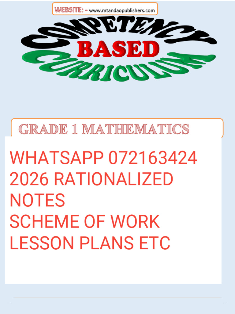 g1 Mathematics Rationalized Notes-101 - Sign | PDF | Length | Measurement