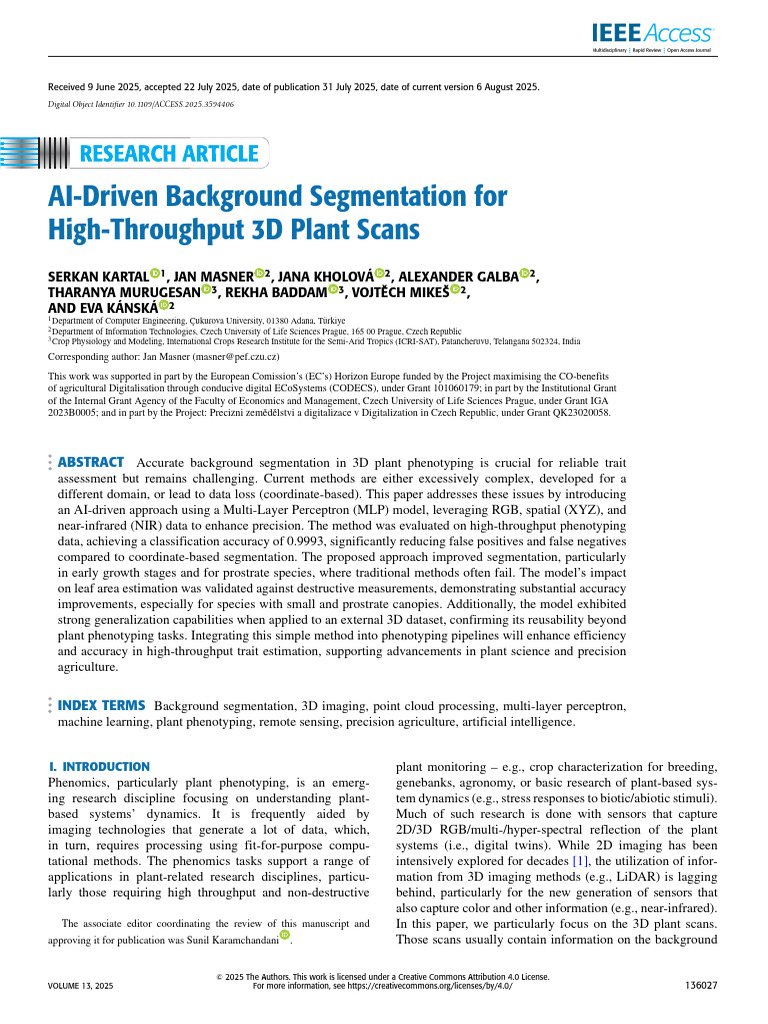 AI-Driven Background Segmentation For High-Throughput 3D Plant Scans ...