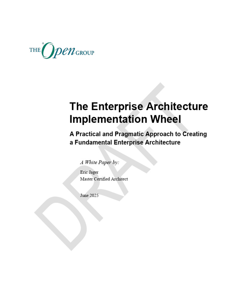 The Enterprise Architecture Implementation Wheel | PDF | Enterprise ...