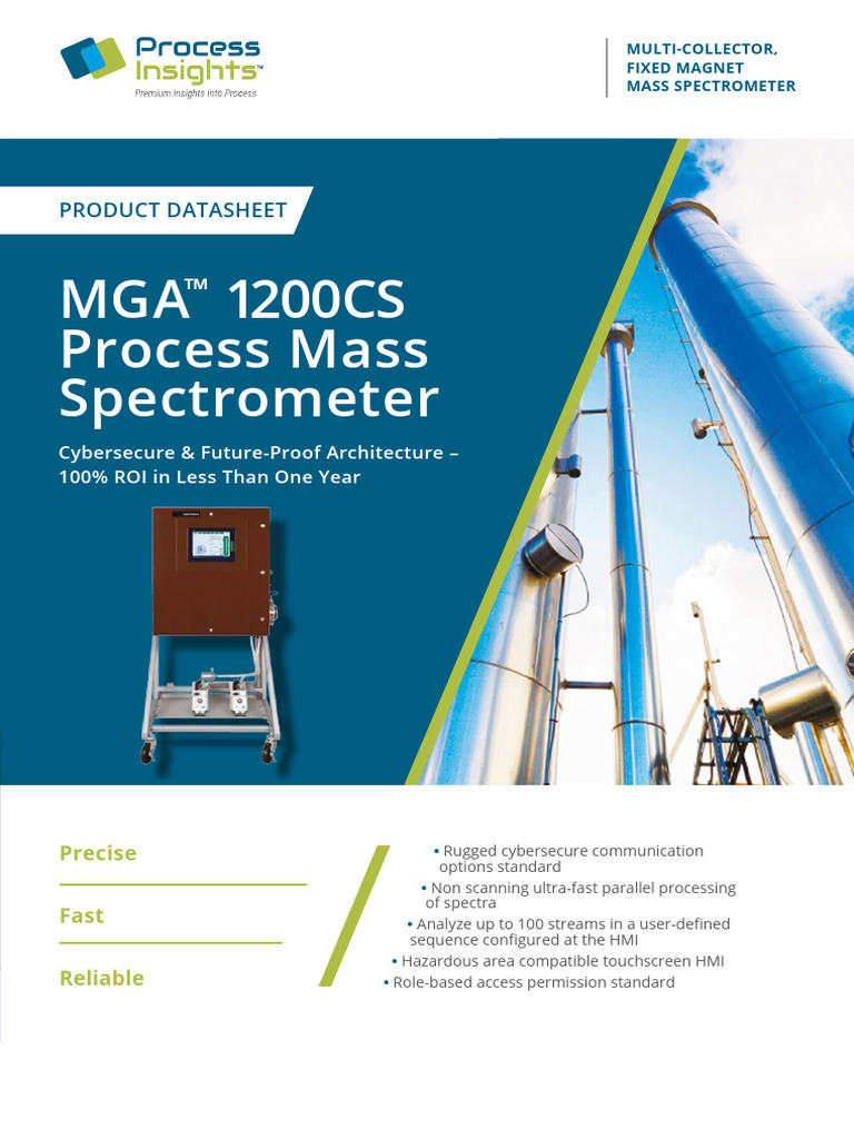 Process-Insights MGA-1200CS BR v24nbp | PDF | Mass Spectrometry | Chemistry