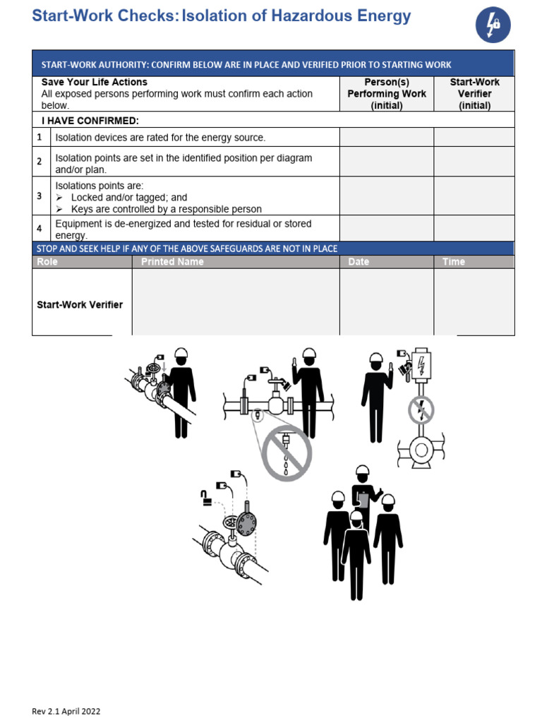 05 Isolation of Hazardous Energy e | PDF | Mechanical Engineering ...