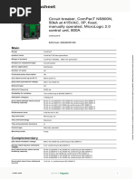 Schneider ComPacT NS800N Circuit Breaker | PDF | Alternating Current ...