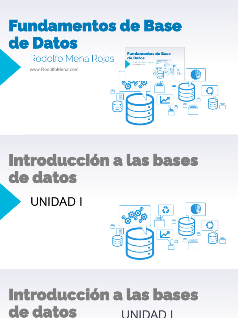 Fundamentos de Base de Datos - U1 2026 | PDF | Bases de datos | Datos
