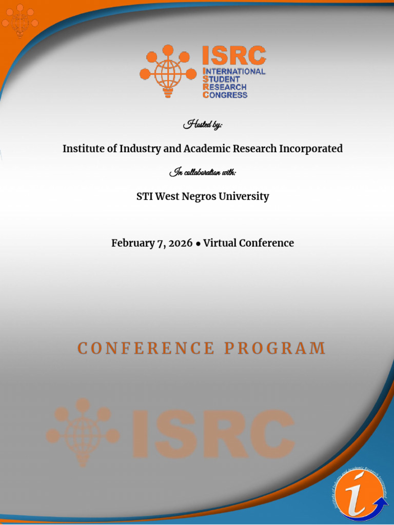 ISRC Conference Programme | PDF