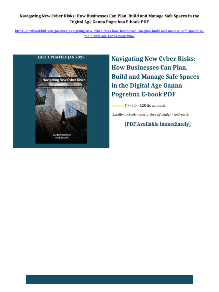 Navigating New Cyber Risks: How Businesses Can Plan, Build and Manage ...