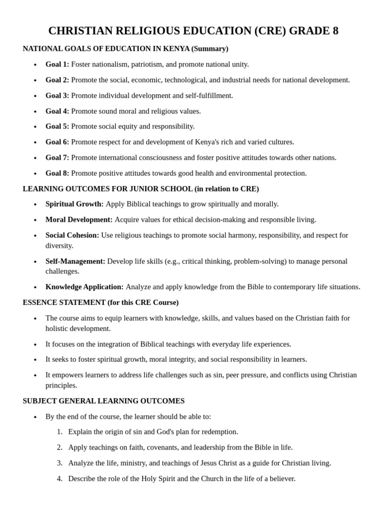 Cre G8 | PDF | Covenant (Biblical) | Books Of Samuel