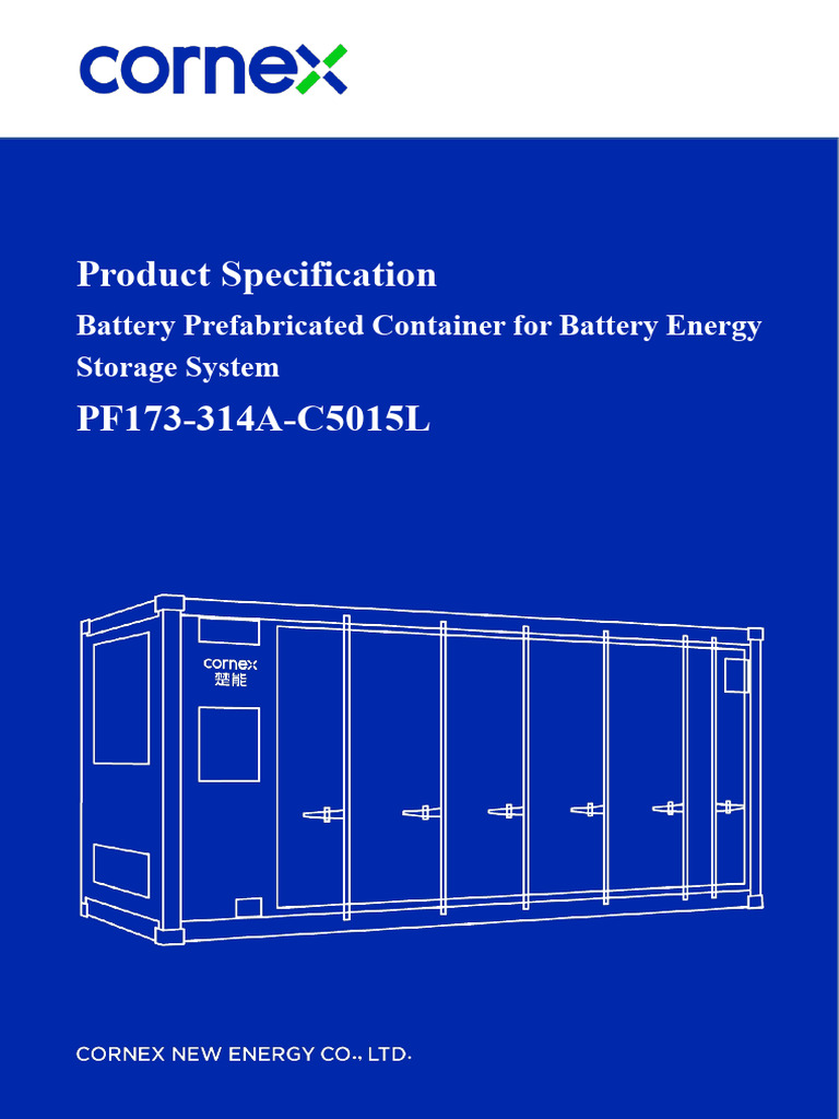 Cornex BESS Datasheet 1 - BPRI-A-244-400 - PF173-314A-C5015L - Product ...