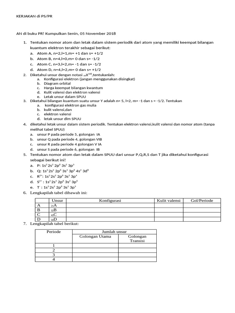 Latihan SPUU | PDF
