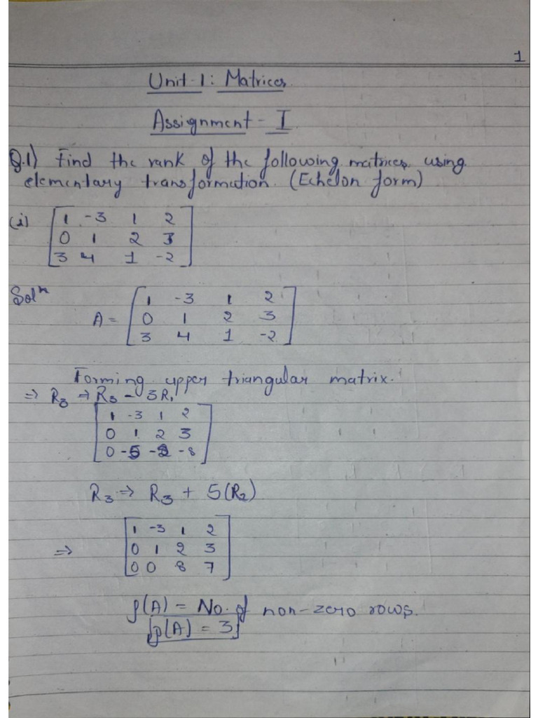 Math Assignment Solution | PDF