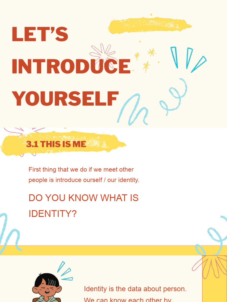 Let's Intoduce Yourself | PDF