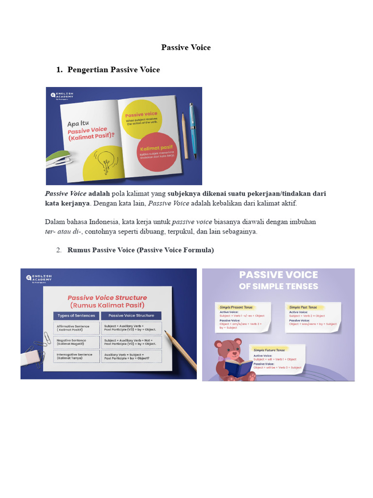 Passive Voice | PDF