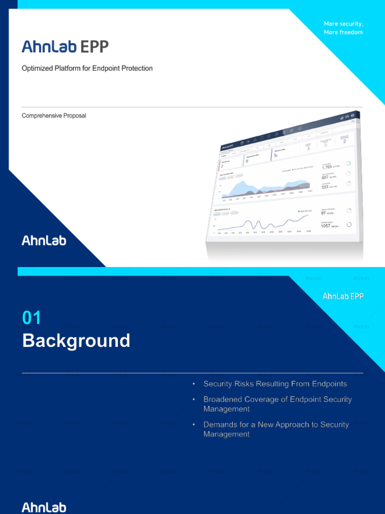(ENG) (External) (Proposal) AhnLab EPP | PDF | Malware | Security