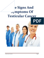 The Signs and Symptoms of Testicular Cancer