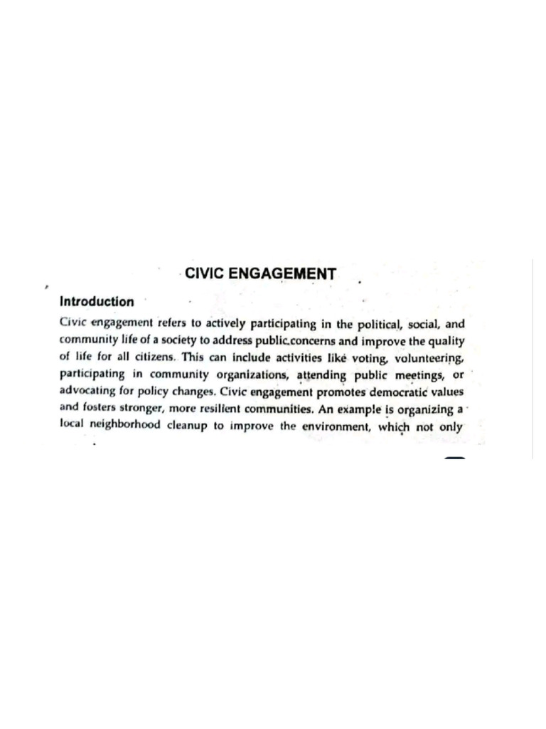 Civic Engagement 2k26 3 | PDF