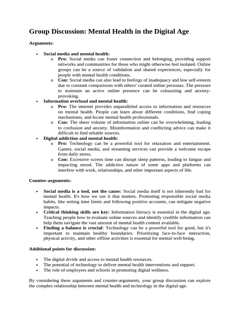 Social Media and Mental Health | PDF | Mental Health | Anxiety