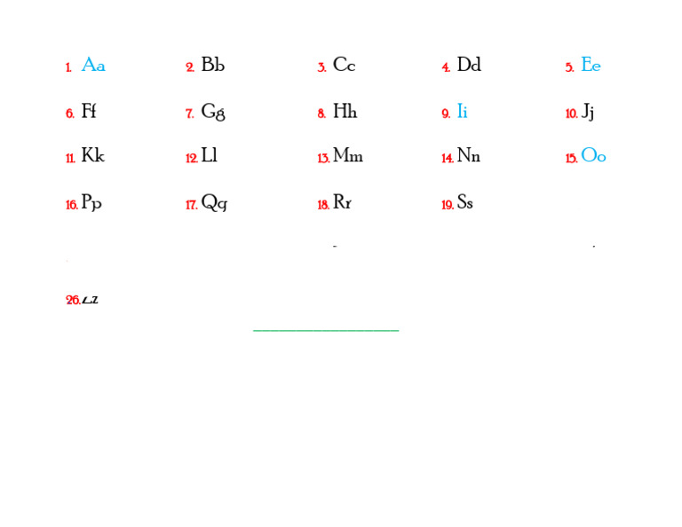 2 - Read Capital and Small Letters | PDF