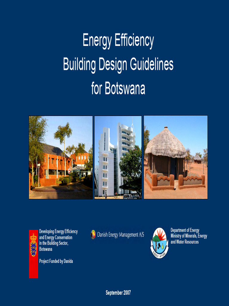 Energy Efficiency Building Design Guidelines For Botswana PDF Free ...