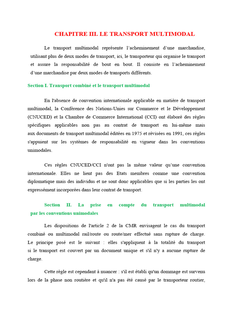 Transport Multimodal | PDF | Transport | Transport intermodal