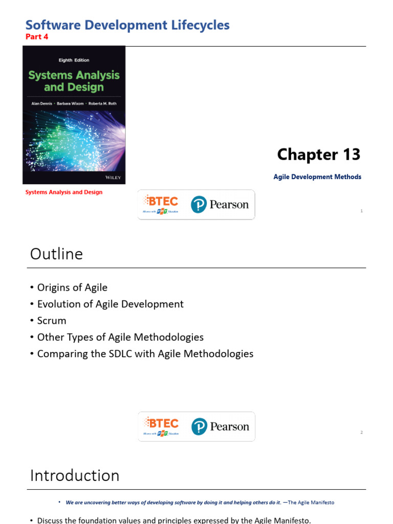 SDLC - Lecture-No.13 - Agile Development Methods | PDF | Agile Software ...