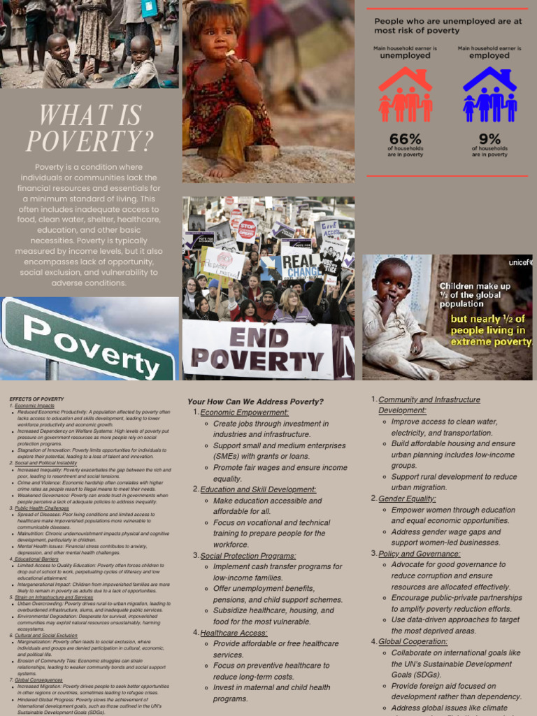 Social Studies Brochure | PDF | Poverty | Poverty & Homelessness