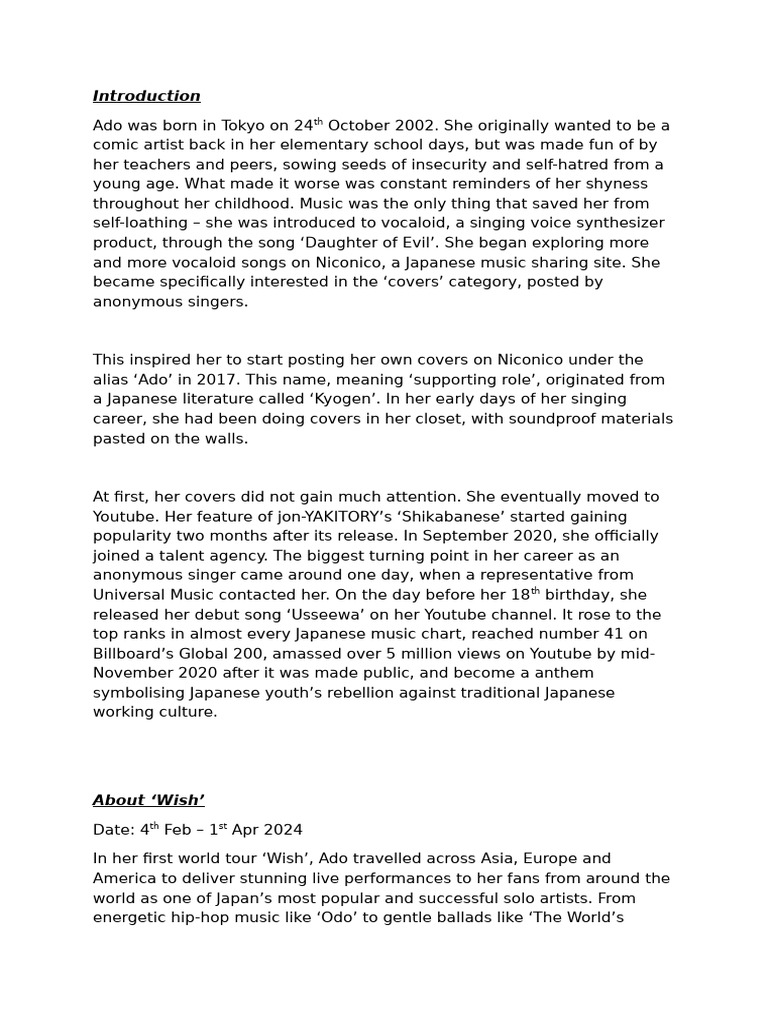 GE044 - Appreciation Report | PDF