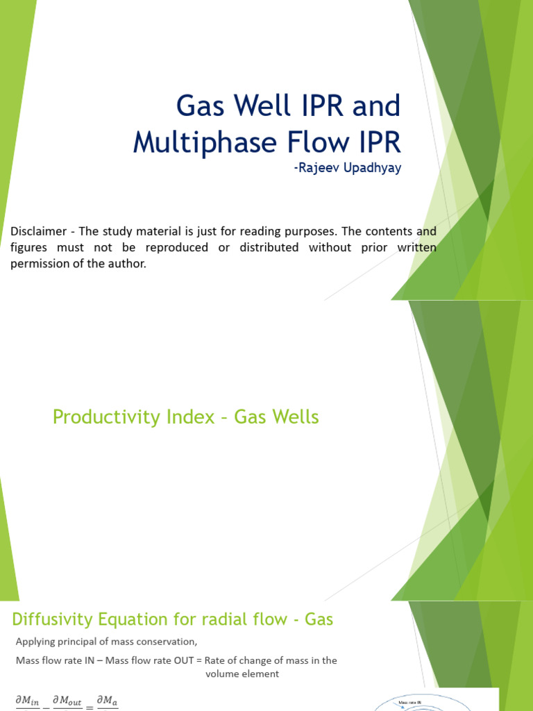 Gas Well IPR - and - Multiphase IPR | PDF | Pressure | Gases
