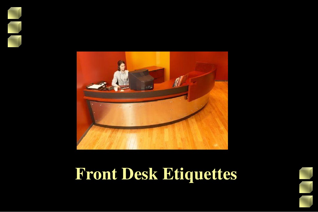 Front Desk Etiquettes 1 149 PDF
