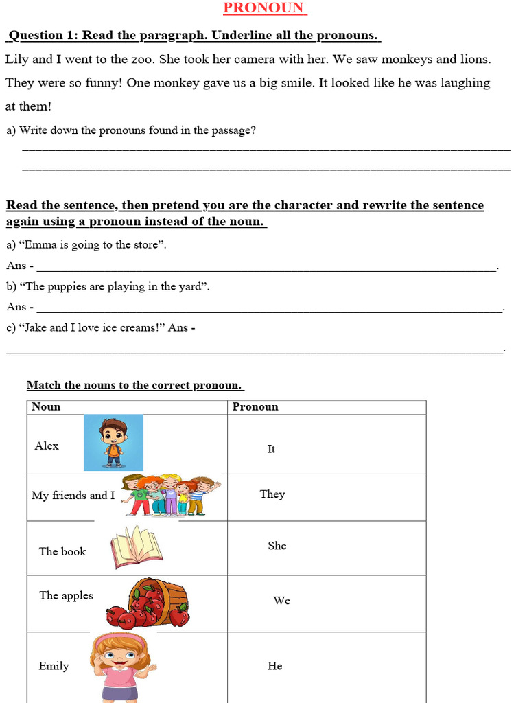 Pronoun | PDF