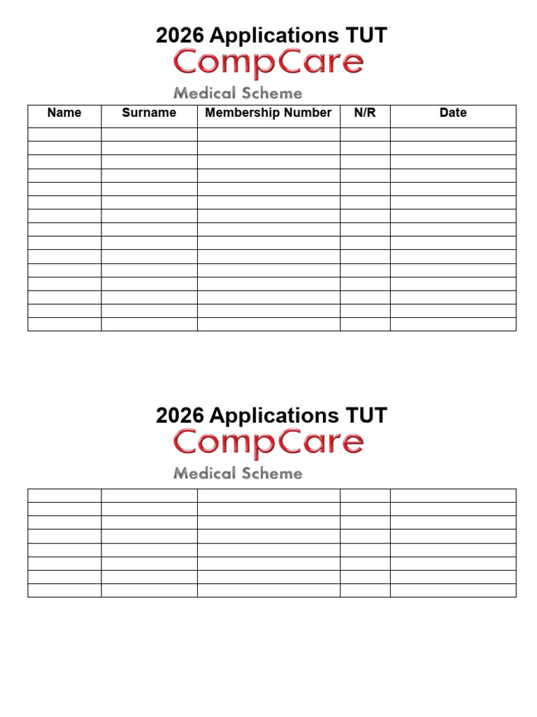 CompCare Register 2026 | PDF