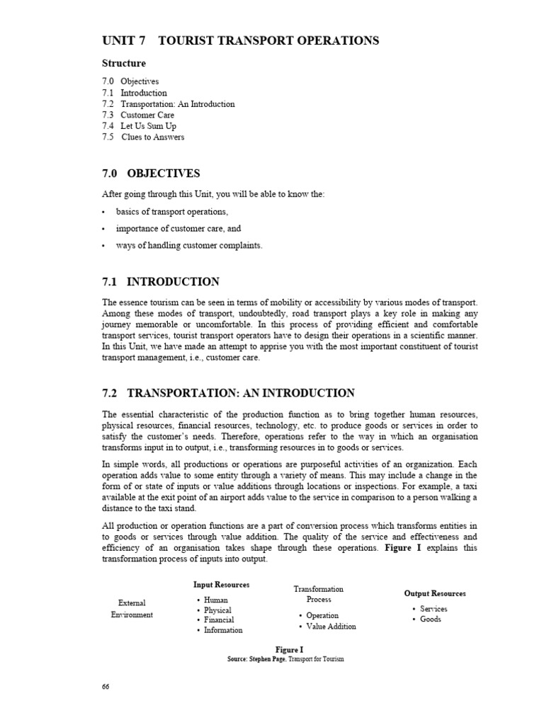 Unit-7 Operation - 260121 - 103036 | PDF | Goods | Transport