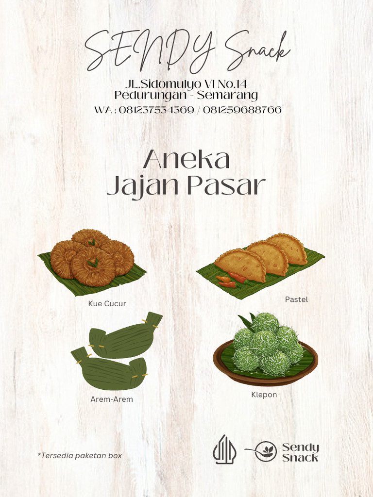 Daftar Sendy Snack New | PDF