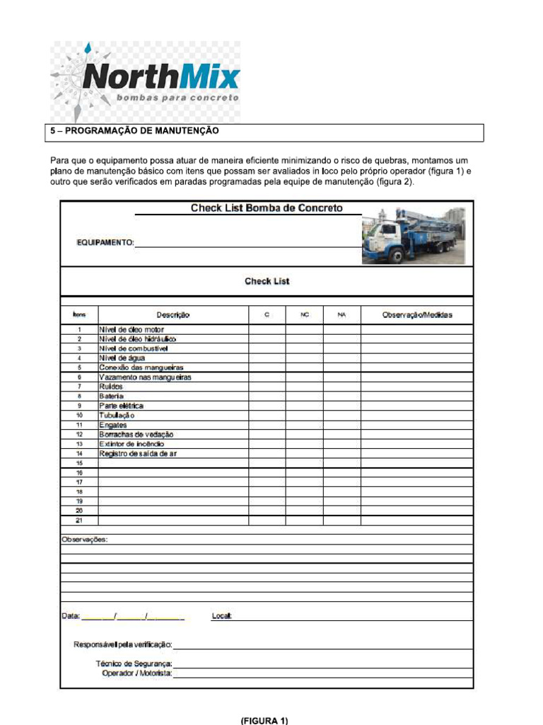 Check List Bomba | PDF