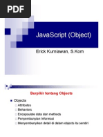 Javascript (Object) : Erick Kurniawan, S.Kom