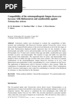 Download Compatibility of the entomopathogenic fungus Beauveria bassiana with flufenoxuron and azadirachtin against Tetranychus urticae by Ravi Sankar SN99573534 doc pdf