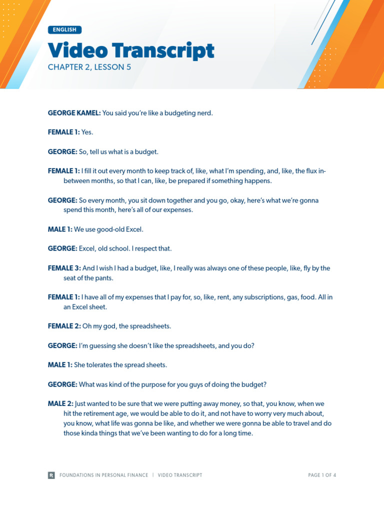 Transcript Eng Ch02 L05 | PDF | Marriage
