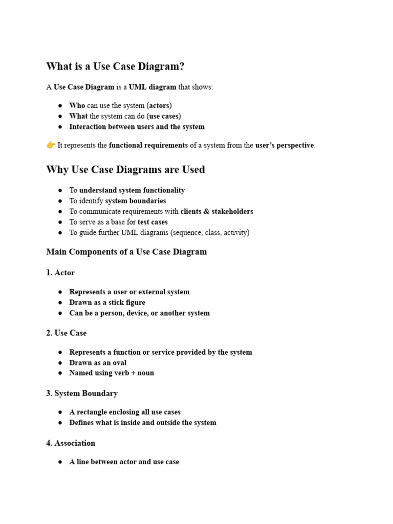 Use Case Diagram | PDF