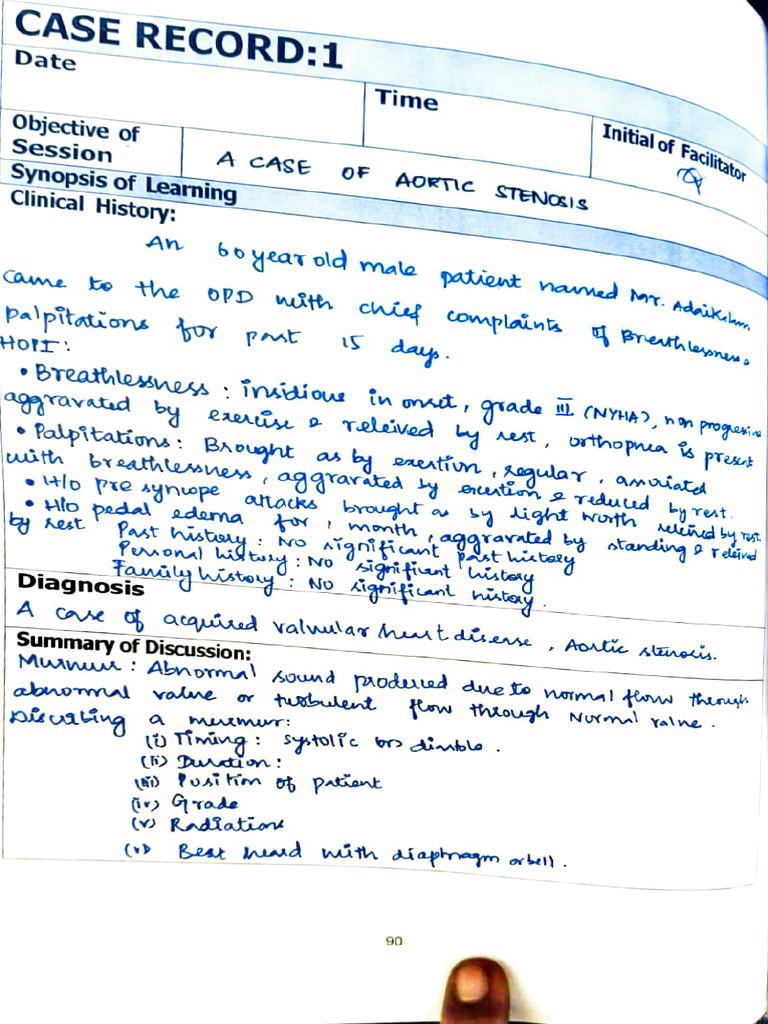 Medicine Record Final Year Cases | PDF | Diseases And Disorders ...