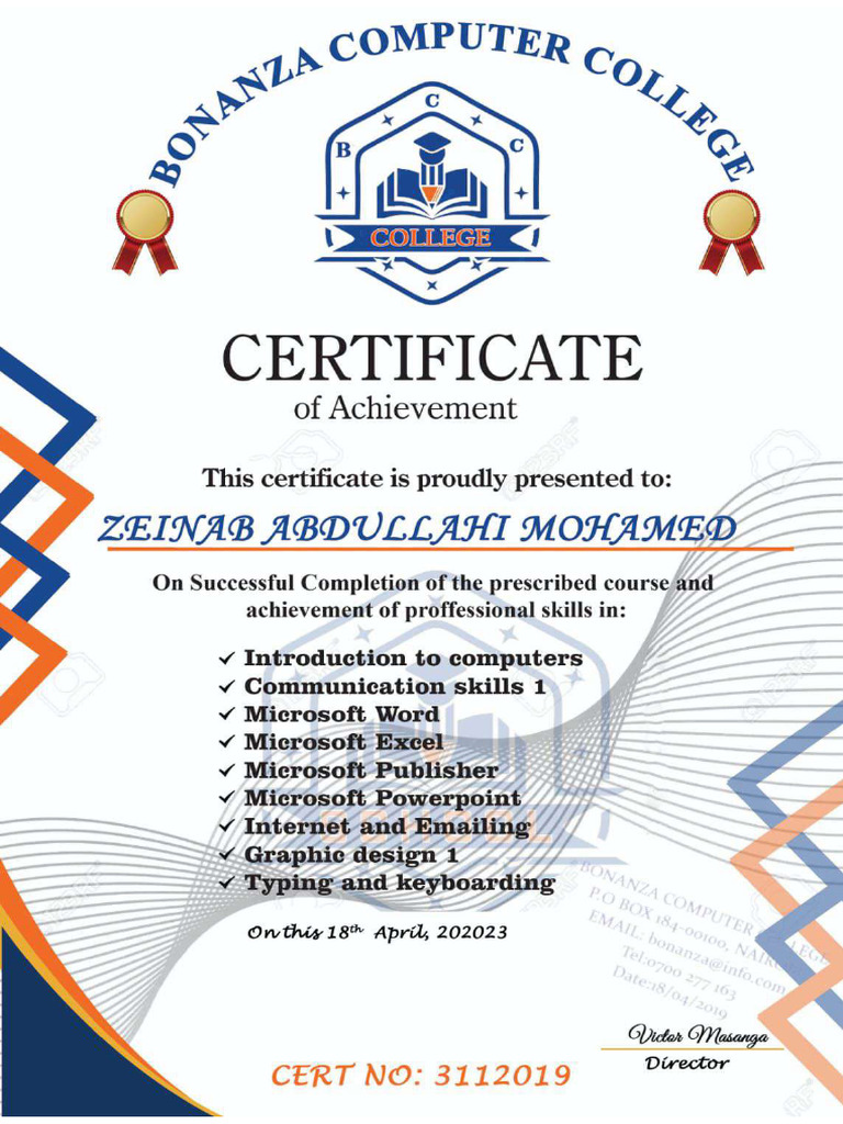 Computer Cert | PDF