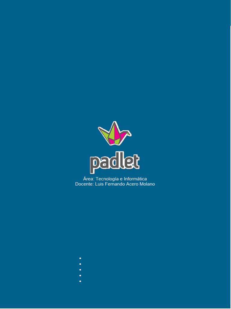 Manual de Padlet | PDF | Software | Informática